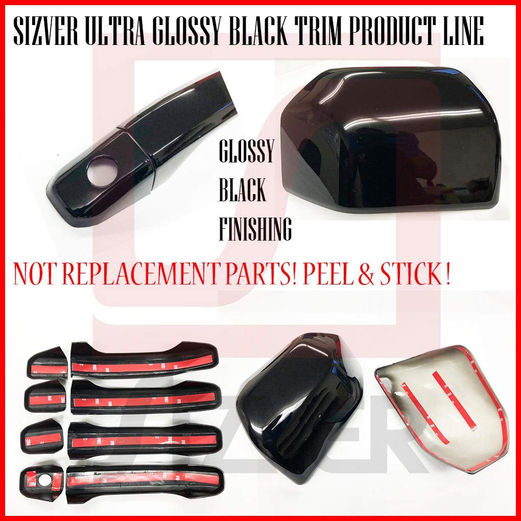 Amazon | S SIZVER 超仕上げ 光沢ブラックシリーズ 8個入り ドア